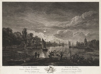 KG 13548
<br/>
Gezicht op Boom aan de Rupel
<br/>
<em>Aliamet, Jacques (1726 - 1788)</em>